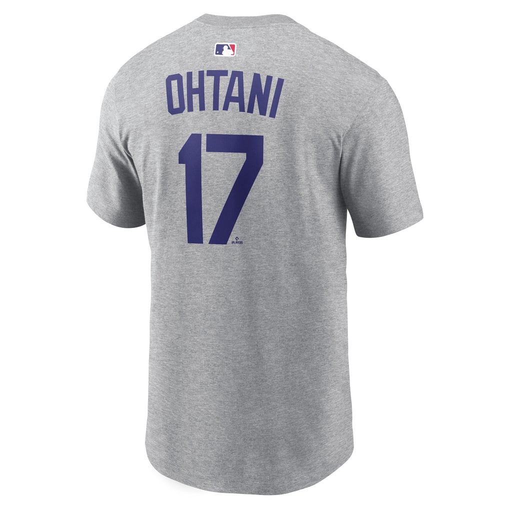 NIKE ドジャース 大谷翔平 ネームアンドナンバー Tシャツ グレー