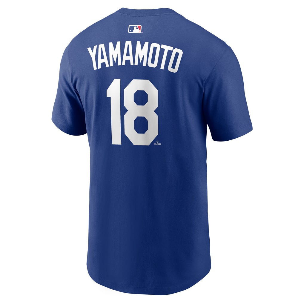 NIKE ドジャース 山本由伸 ネームアンドナンバー Tシャツ ブルー