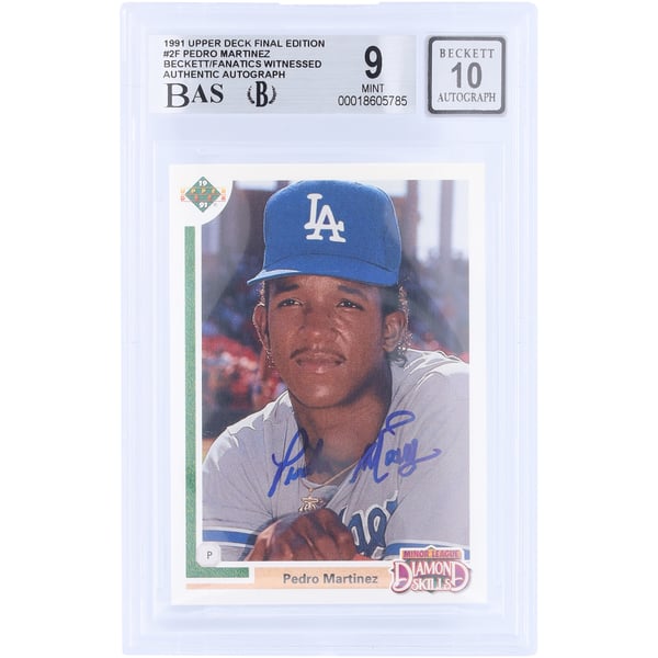 Pedro Martinez Autographed Trading Cards, Signed Pedro Martinez 
