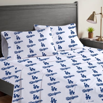  Los Angeles Dodgers Pegasus Four-Piece Full Sheet Set