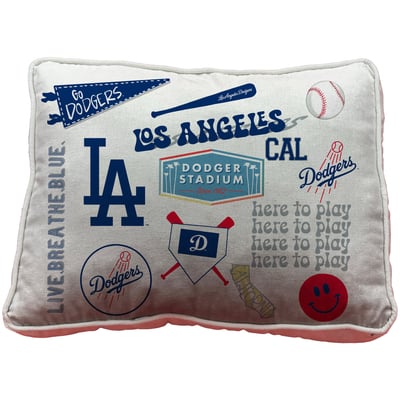 Los Angeles Dodgers Pegasus Loco Fan 19" x 14" Canvas Décor Pillow