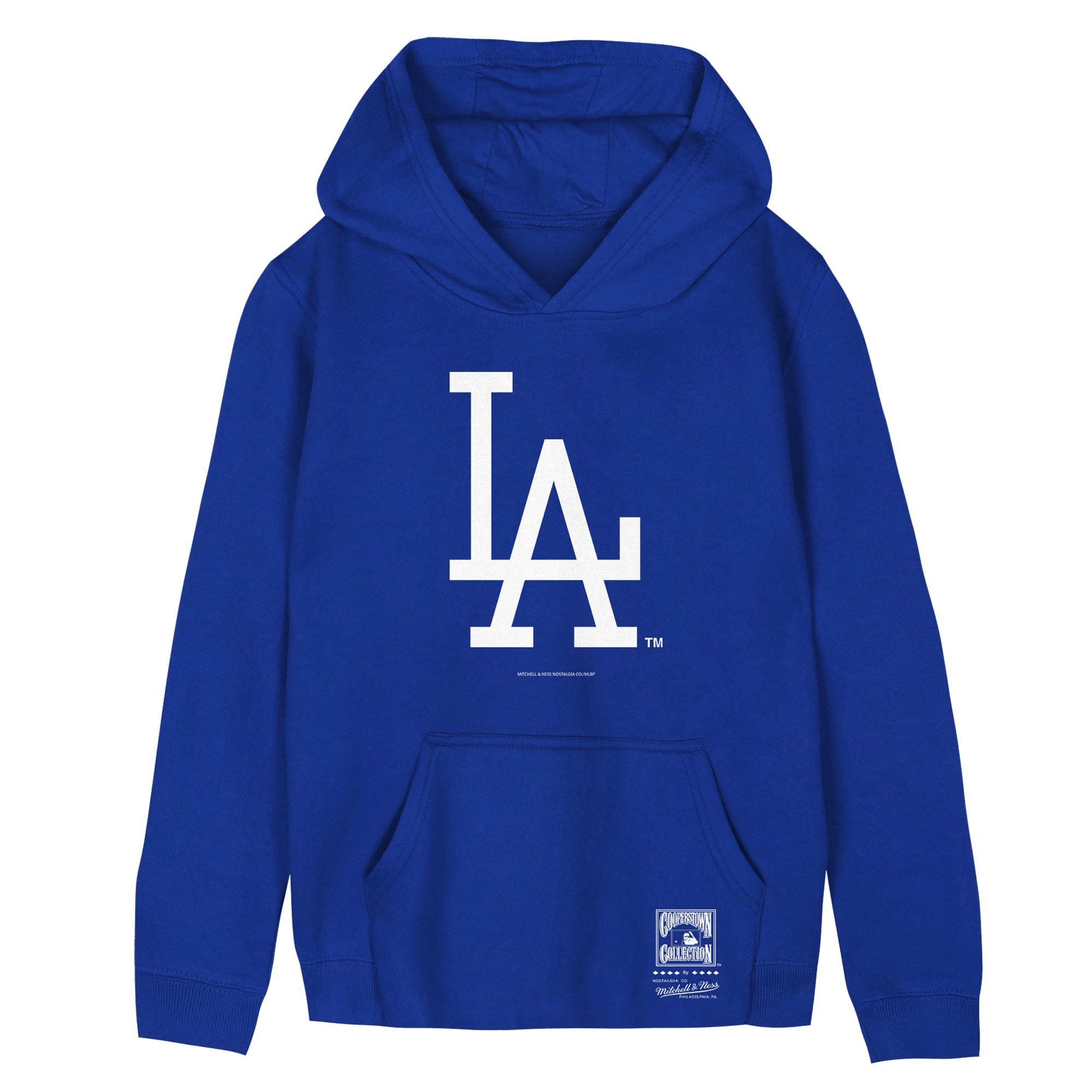 Preschool Mitchell & Ness Royal Los Angeles Dodgers Retro Logo Hoodie