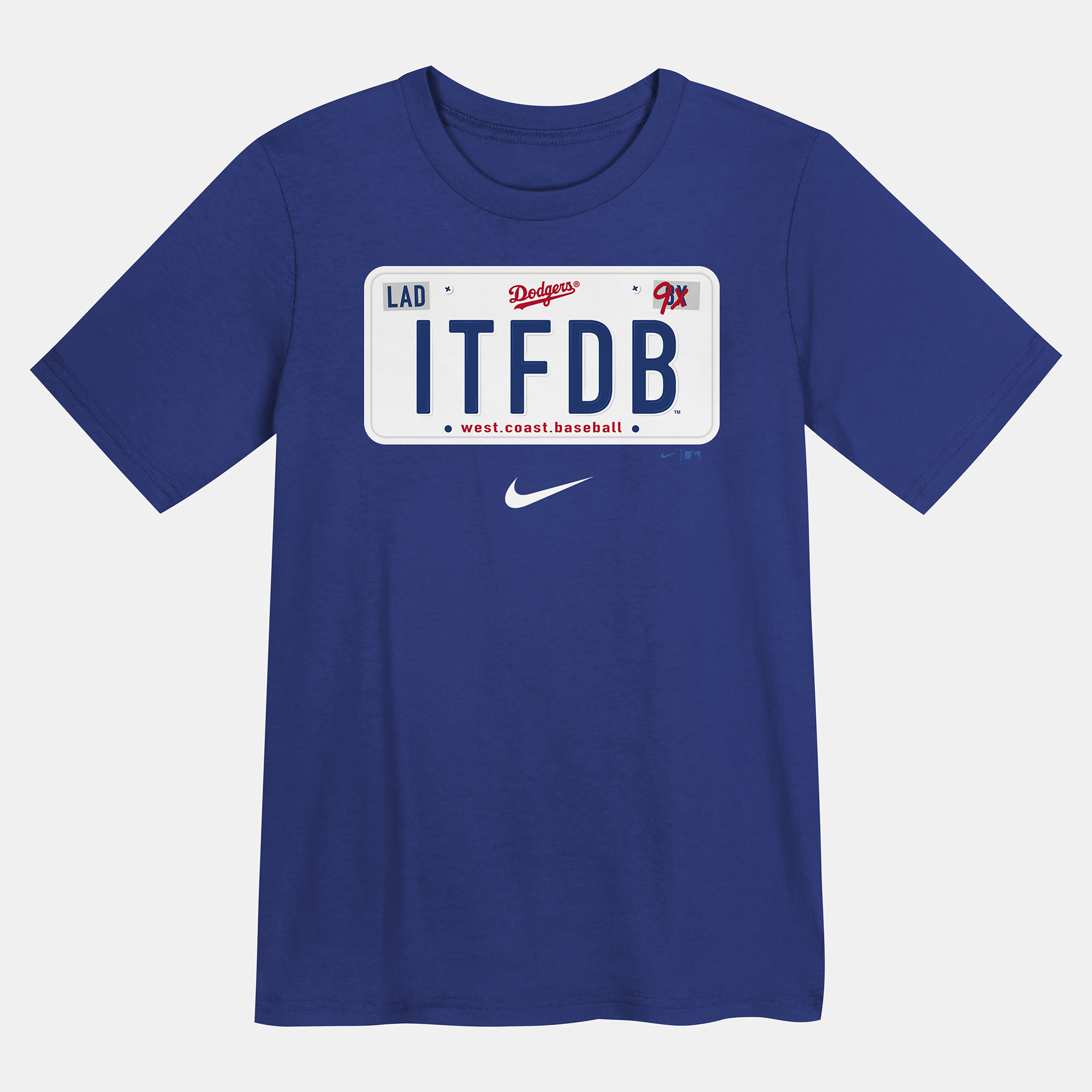 Preschool Nike Blue Los Angeles Dodgers Hometown Local Collection T-Shirt