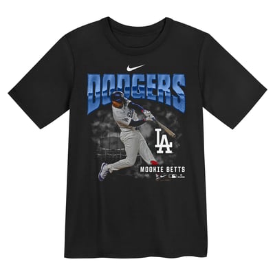 Mookie Betts Los Angeles Dodgers Nike Preschool Oversized Action T-Shirt - Black