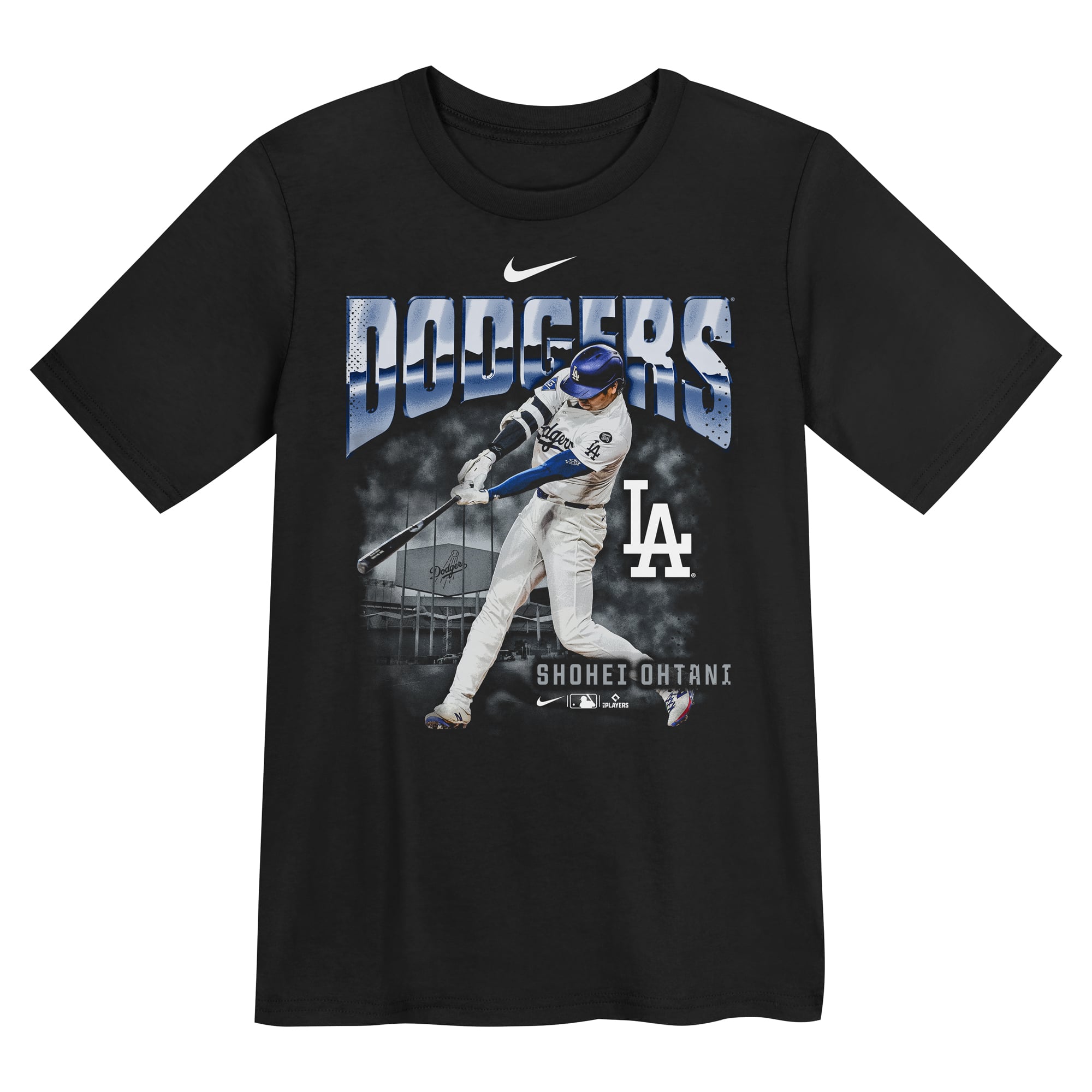 Preschool Nike Shohei Ohtani Black Los Angeles Dodgers Oversized Action T-Shirt