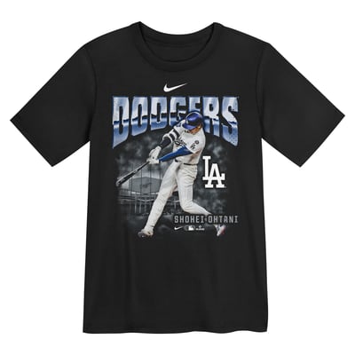 Shohei Ohtani Los Angeles Dodgers Nike Preschool Oversized Action T-Shirt - Black
