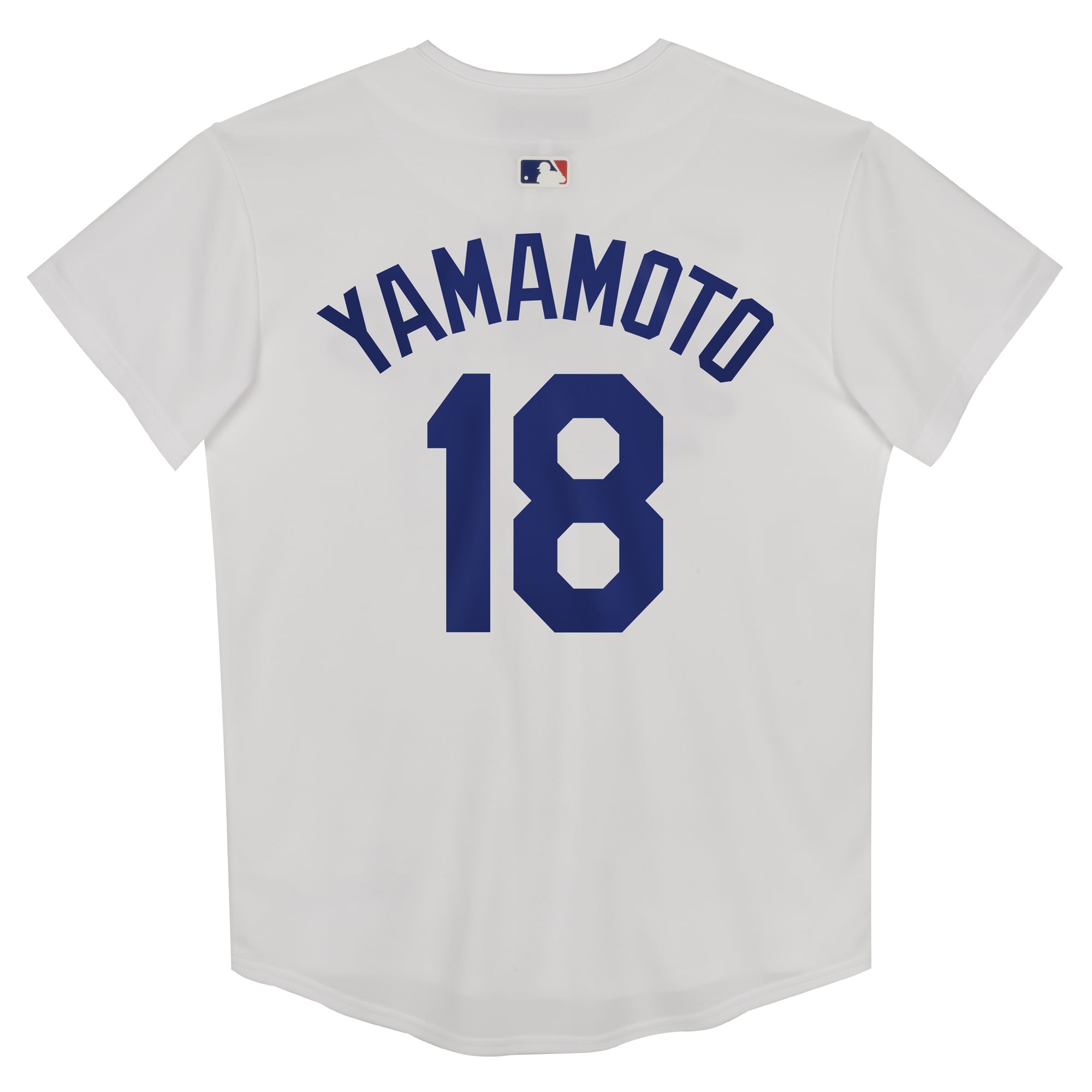 Maillot domicile blanc Nike Yoshinobu Yamamoto des Dodgers de Los Angeles pour enfants d'âge préscolaire