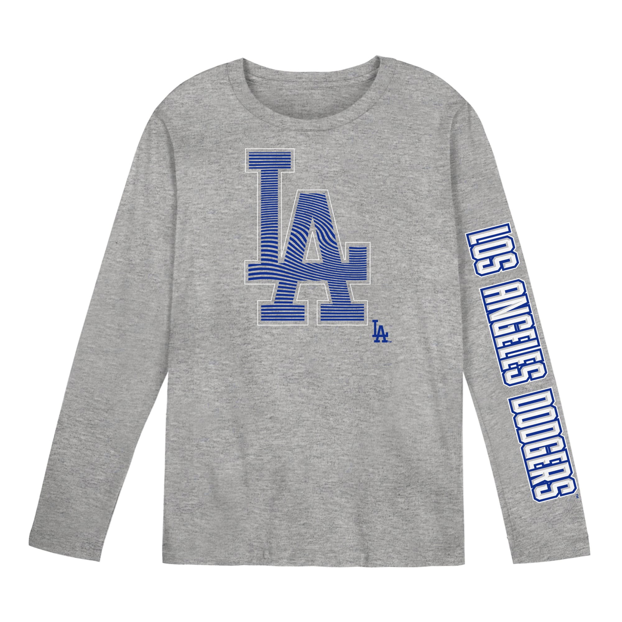 Preschool Outerstuff Gray Los Angeles Dodgers Air Raid Long Sleeve T-Shirt