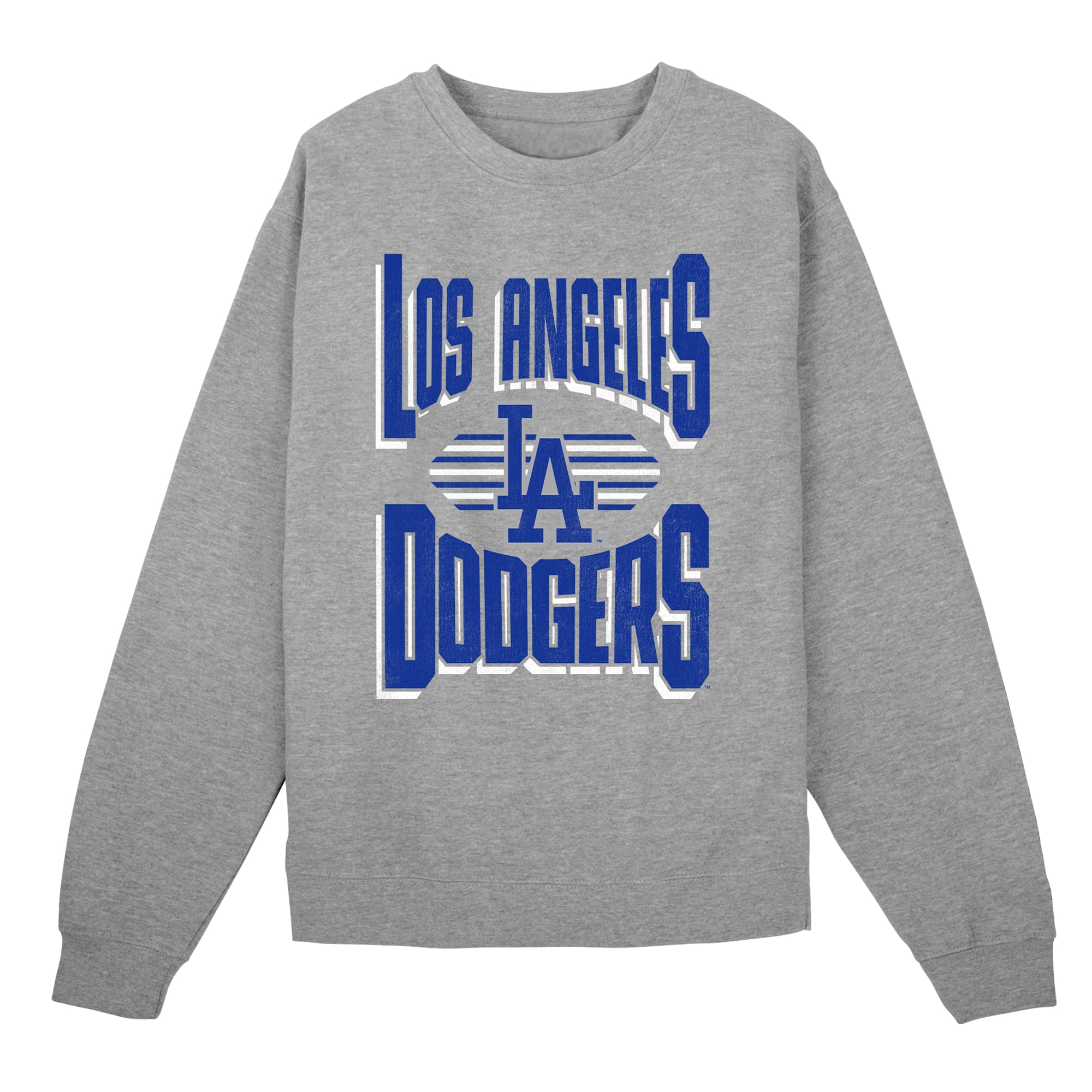 Preschool Outerstuff Gray Los Angeles Dodgers Jet Stream Sweatshirt