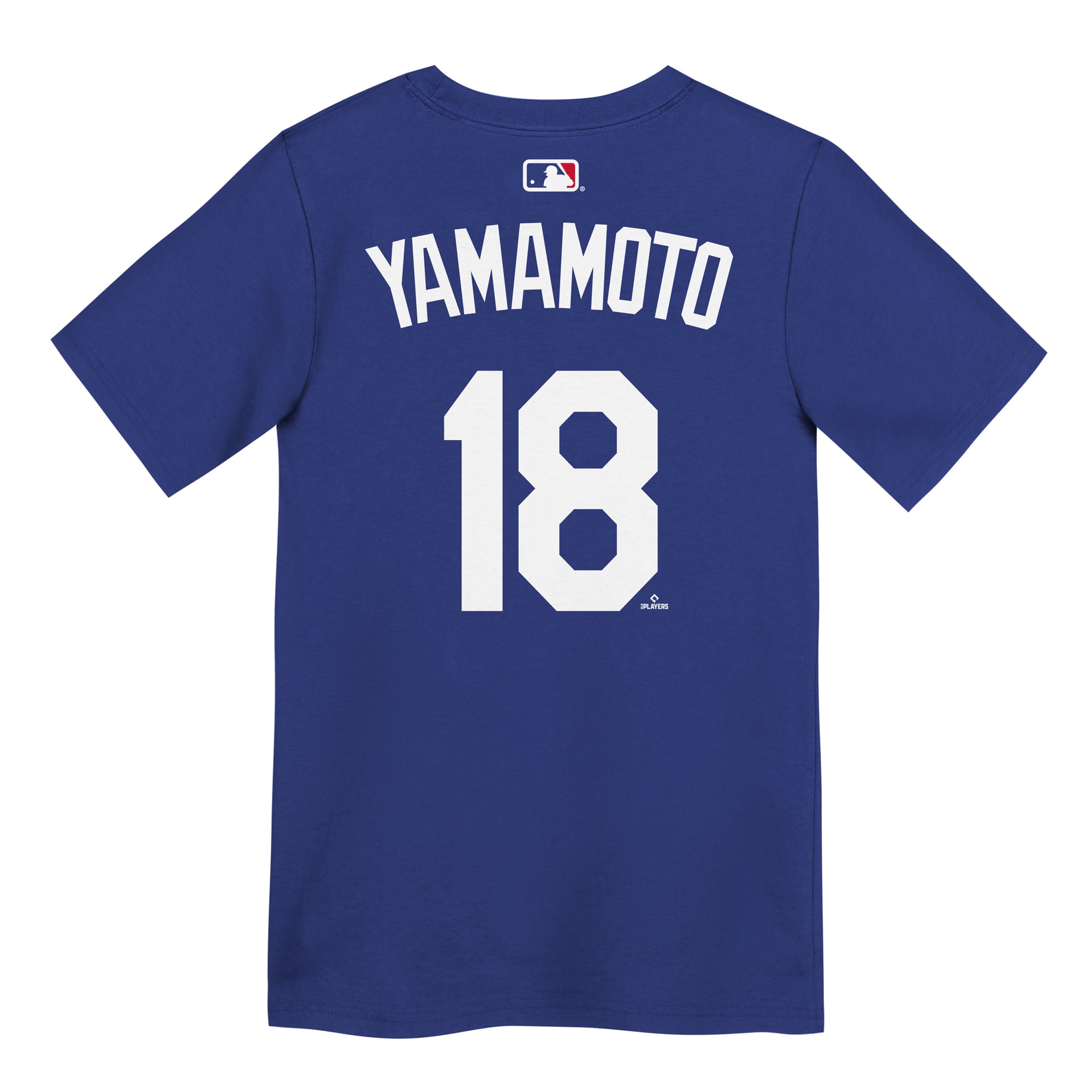 T-shirt Yoshinobu Yamamoto Royal Los Angeles Dodgers pour enfants d'âge préscolaire (nom et numéro)