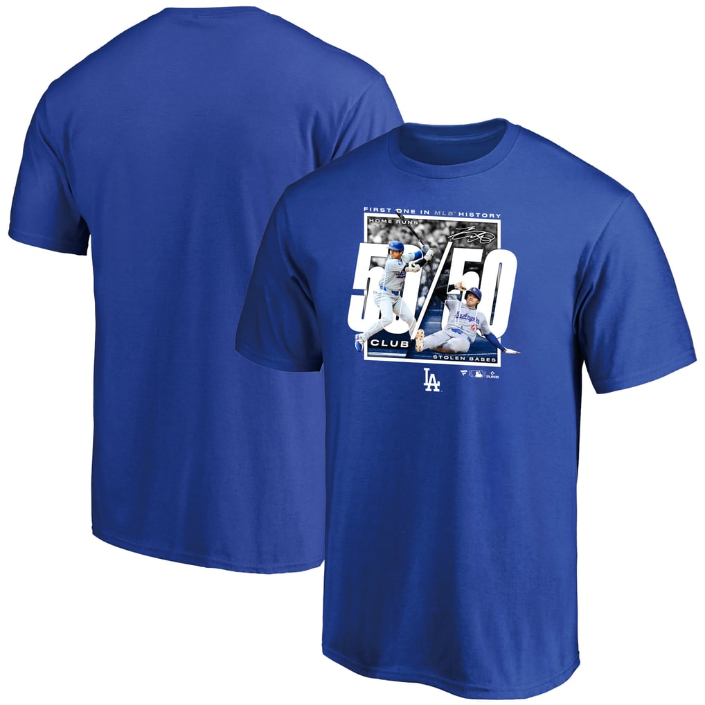 Fanatics ドジャース 大谷翔平 50-50 FIRST ONE IN MLB HISTORY T 