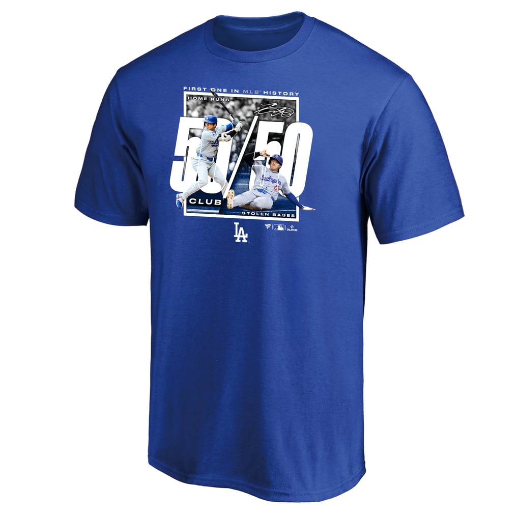 Fanatics ドジャース 大谷翔平 50-50 FIRST ONE IN MLB HISTORY T 