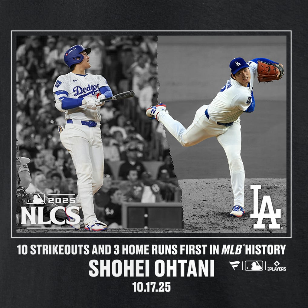 Fanatics ドジャース 大谷翔平 ナショナルリーグ リーグ優勝決定 