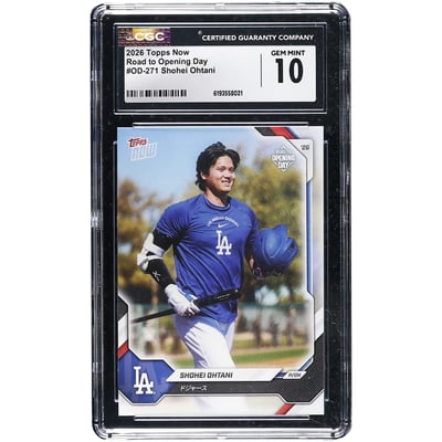 Shohei Ohtani Los Angeles Dodgers 2026 Topps Now Road to Opening Day - Japan Edition #OD-271 CGC Authenticated 10 Card