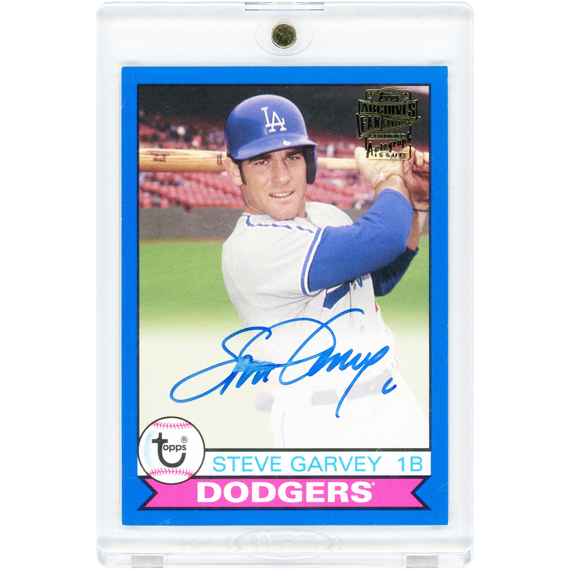 Carte autographiée de Steve Garvey (Los Angeles Dodgers) 2016 Topps Archives Fan Favorites #FFA-SG #192/199