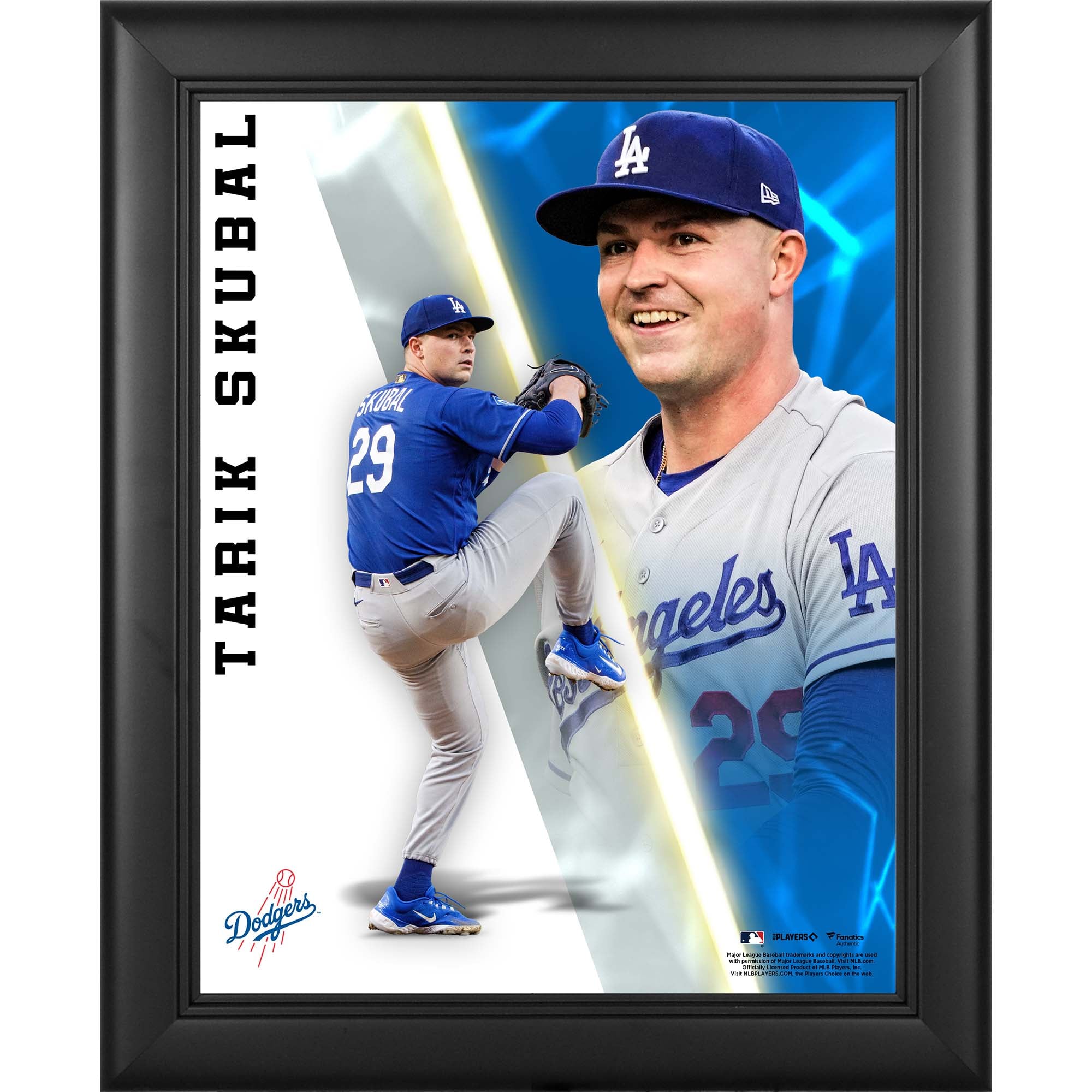 Tarik Skubal Los Angeles Dodgers Collage encadré 13" x 16" Radiance