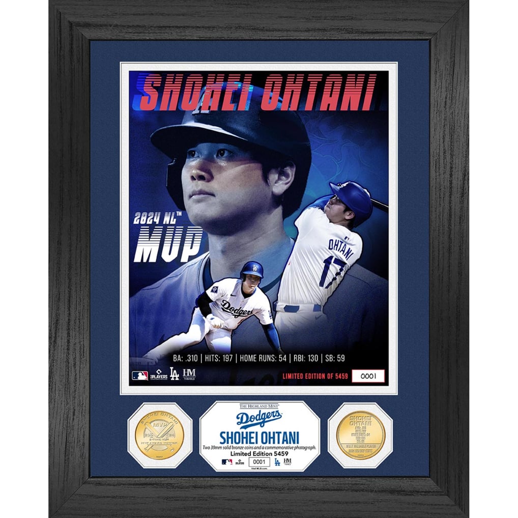 The Highland Mint ドジャース 大谷翔平 2024 NL MVP 受賞記念 ダブル 