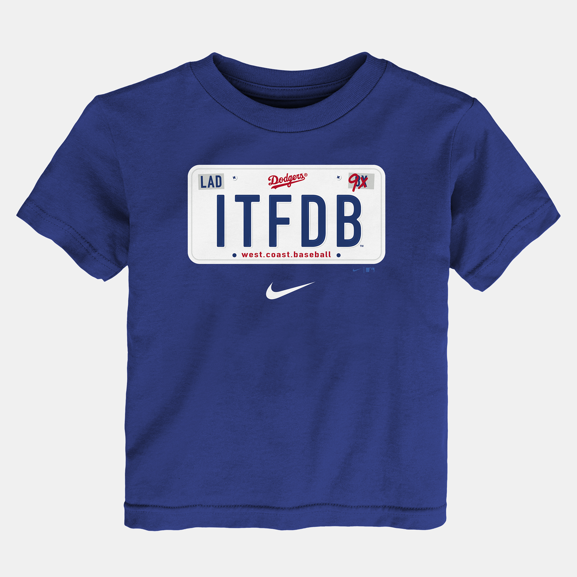Toddler Nike Blue Los Angeles Dodgers Hometown Local Collection T-Shirt