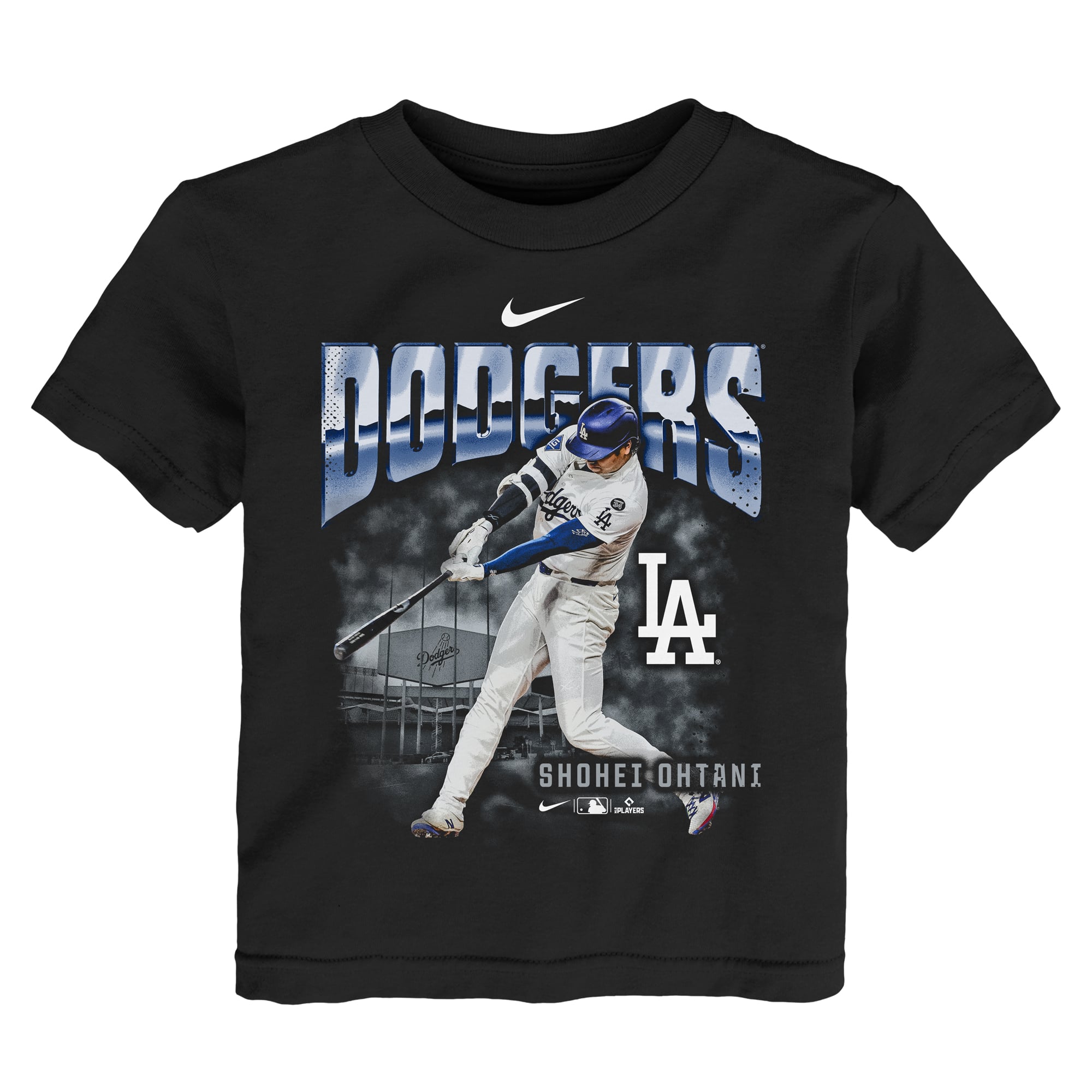Toddler Nike Shohei Ohtani Black Los Angeles Dodgers Oversized Player T-Shirt