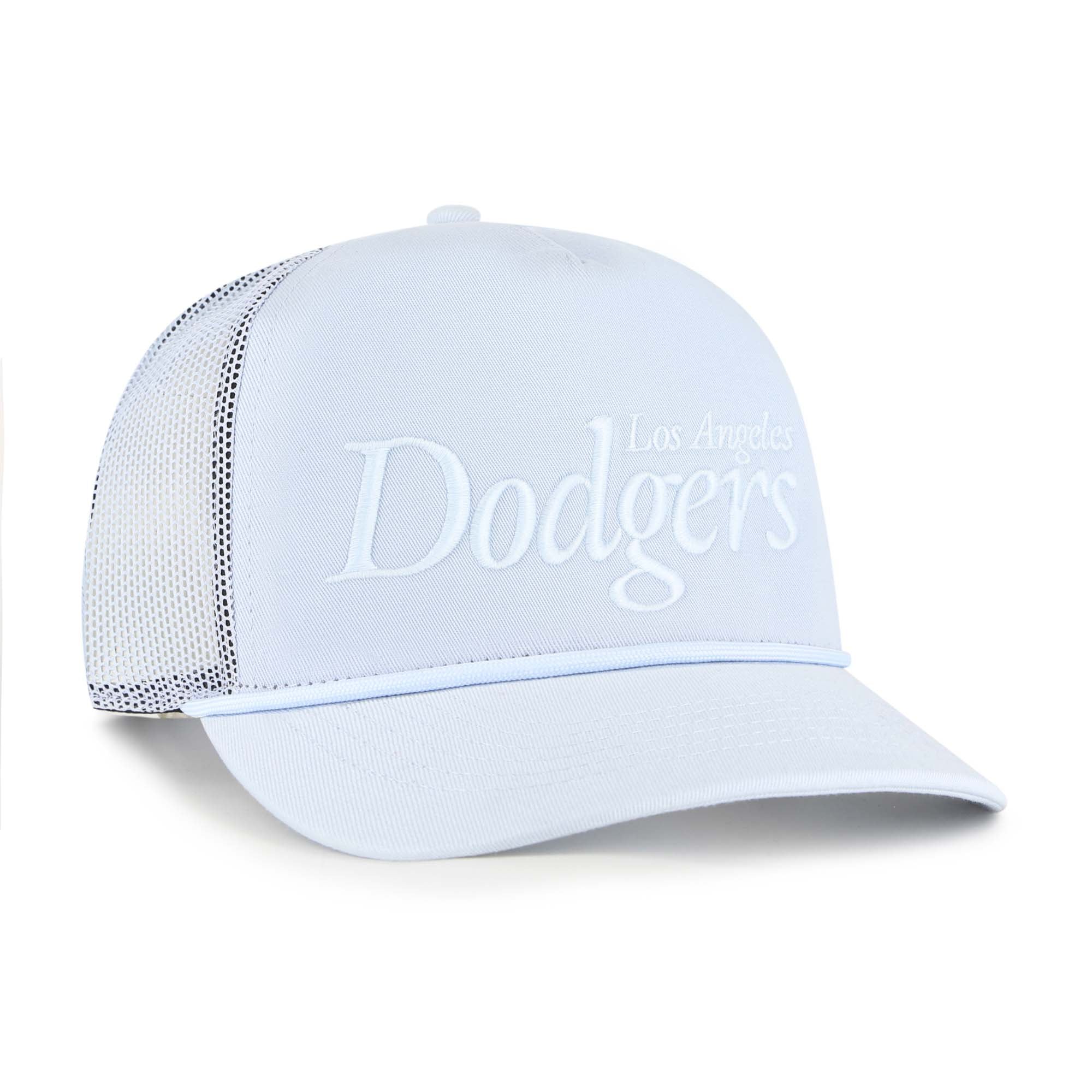 Unisex '47 Light Blue Los Angeles Dodgers Foundation Script Hitch Adjustable Trucker Hat