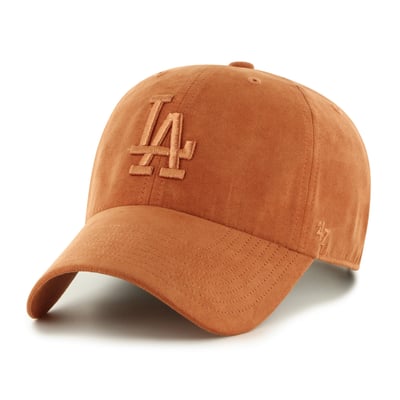 Los Angeles Dodgers '47 Unisex Fall Feelings Ballpark Suede Clean Up Hat - Orange
