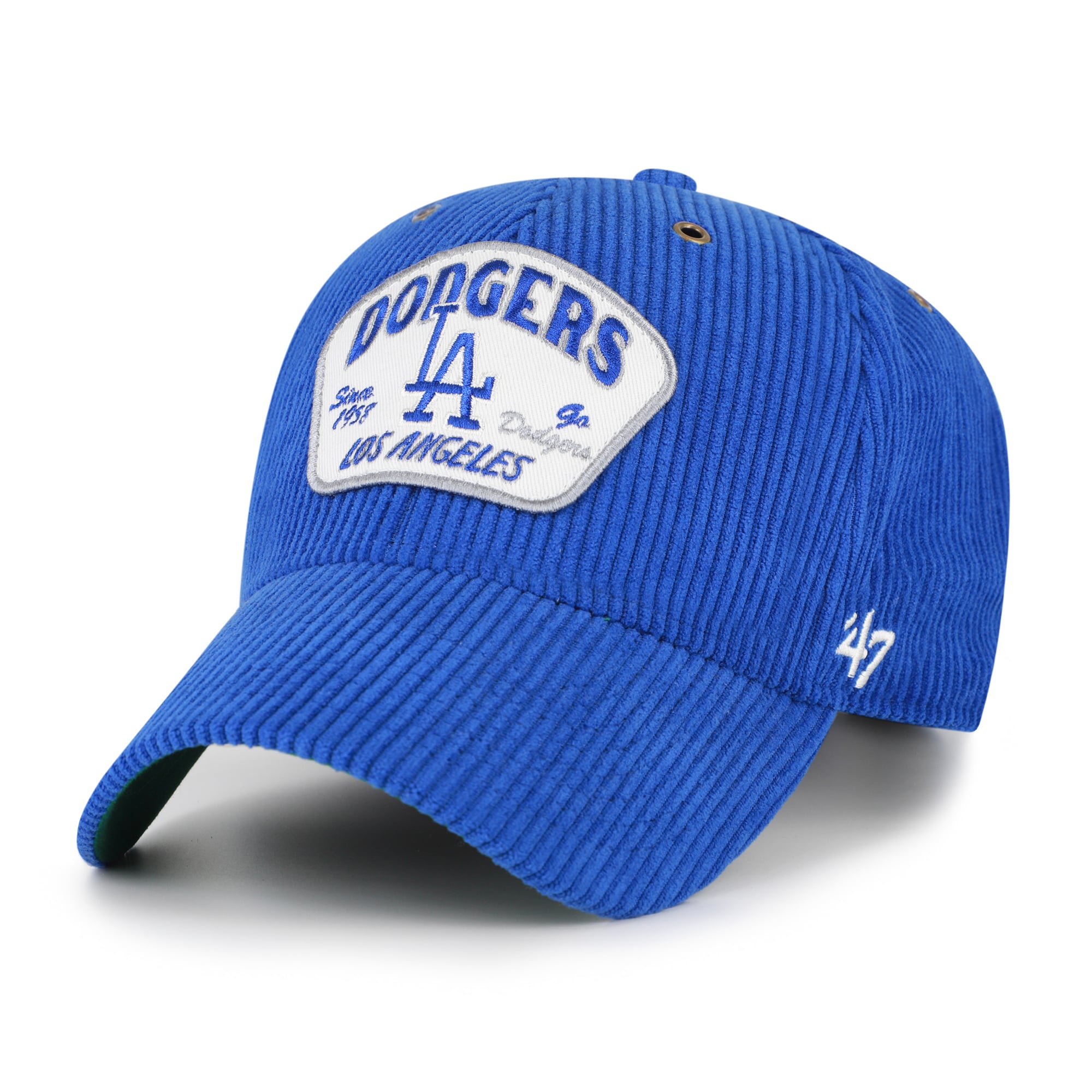 Casquette unisexe ajustable '47 Royal Los Angeles Dodgers Accordia en velours côtelé MVP