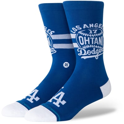 Shohei Ohtani Los Angeles Dodgers Stance Unisex Stitches Crew Socks - Royal