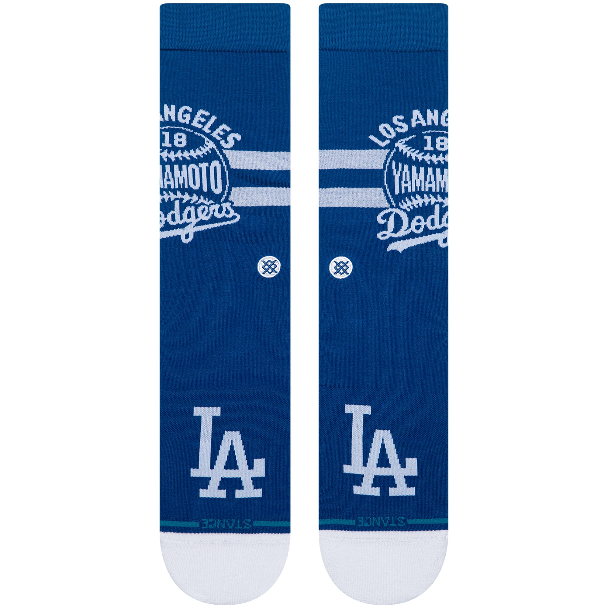 Unisex Stance Yoshinobu Yamamoto Royal Los Angeles Dodgers Stitches Crew Socks
