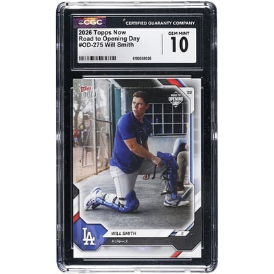 Will Smith Los Angeles Dodgers 2026 Topps Now Road to Opening Day - Japan Edition #OD-275 CGC Authenticated 10 Card