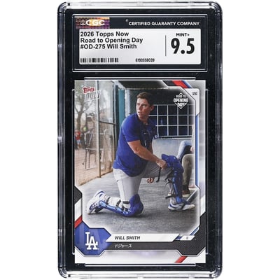 Will Smith Los Angeles Dodgers 2026 Topps Now Road to Opening Day - Japan Edition #OD-275 CGC Authenticated 9.5 Card