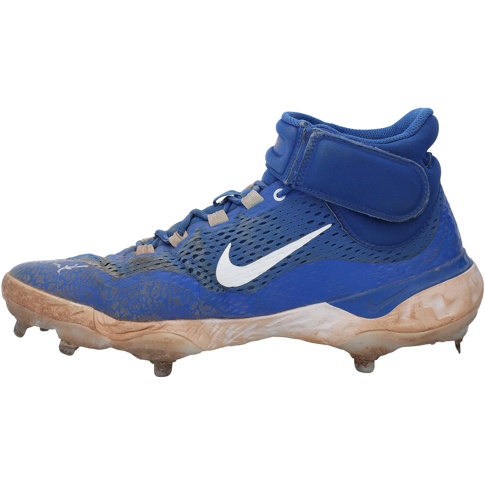 Will Smith Los Angeles Dodgers Autographed Game-Used Blue Nike Cleats vs. Atlanta Braves on September 15, 2024