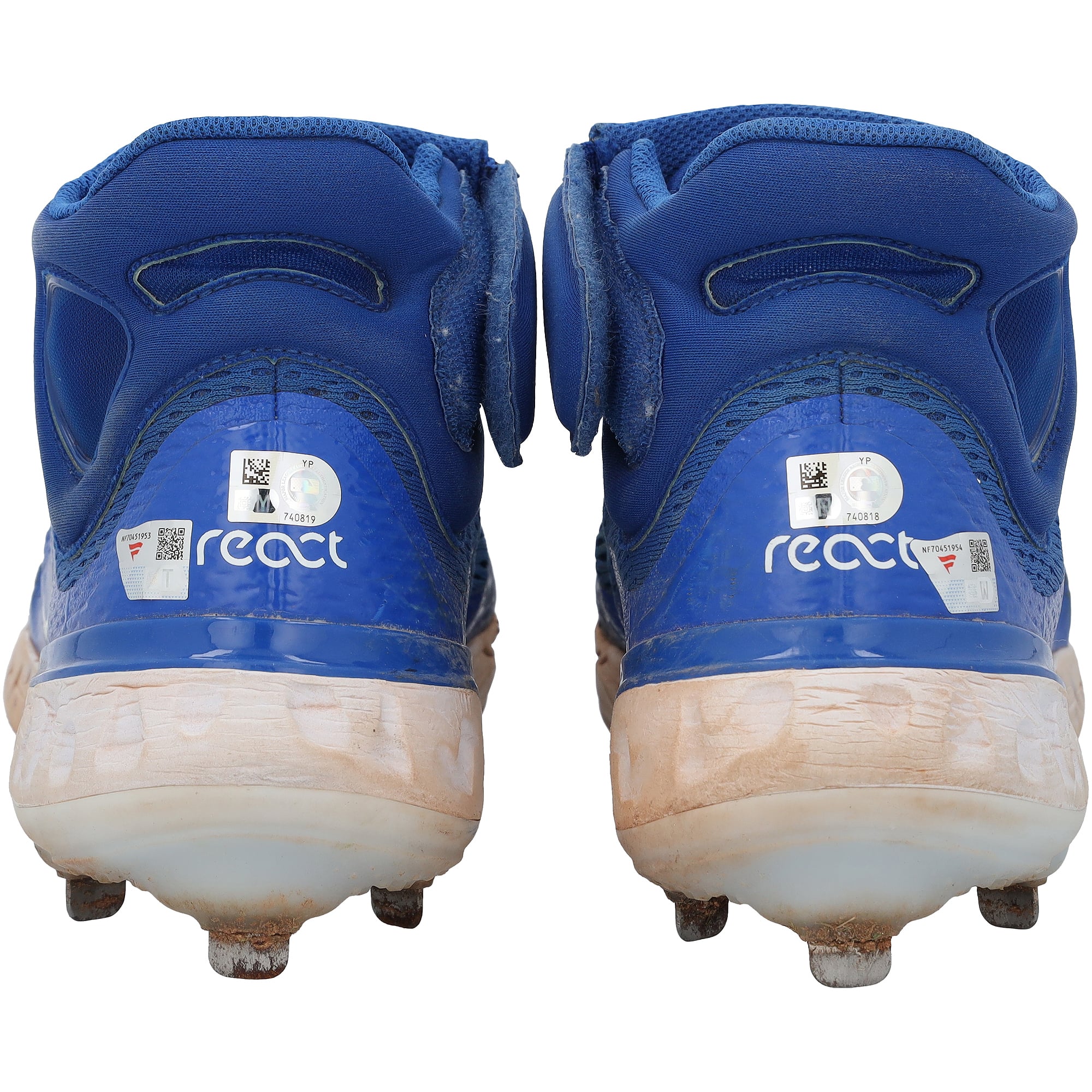 Will Smith Los Angeles Dodgers Autographed Game-Used Blue Nike Cleats vs. Atlanta Braves on September 15, 2024