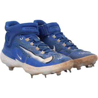 Will Smith Los Angeles Dodgers Autographed Fanatics Authentic Game-Used Blue Nike Cleats vs. Atlanta Braves on September 15, 2024 