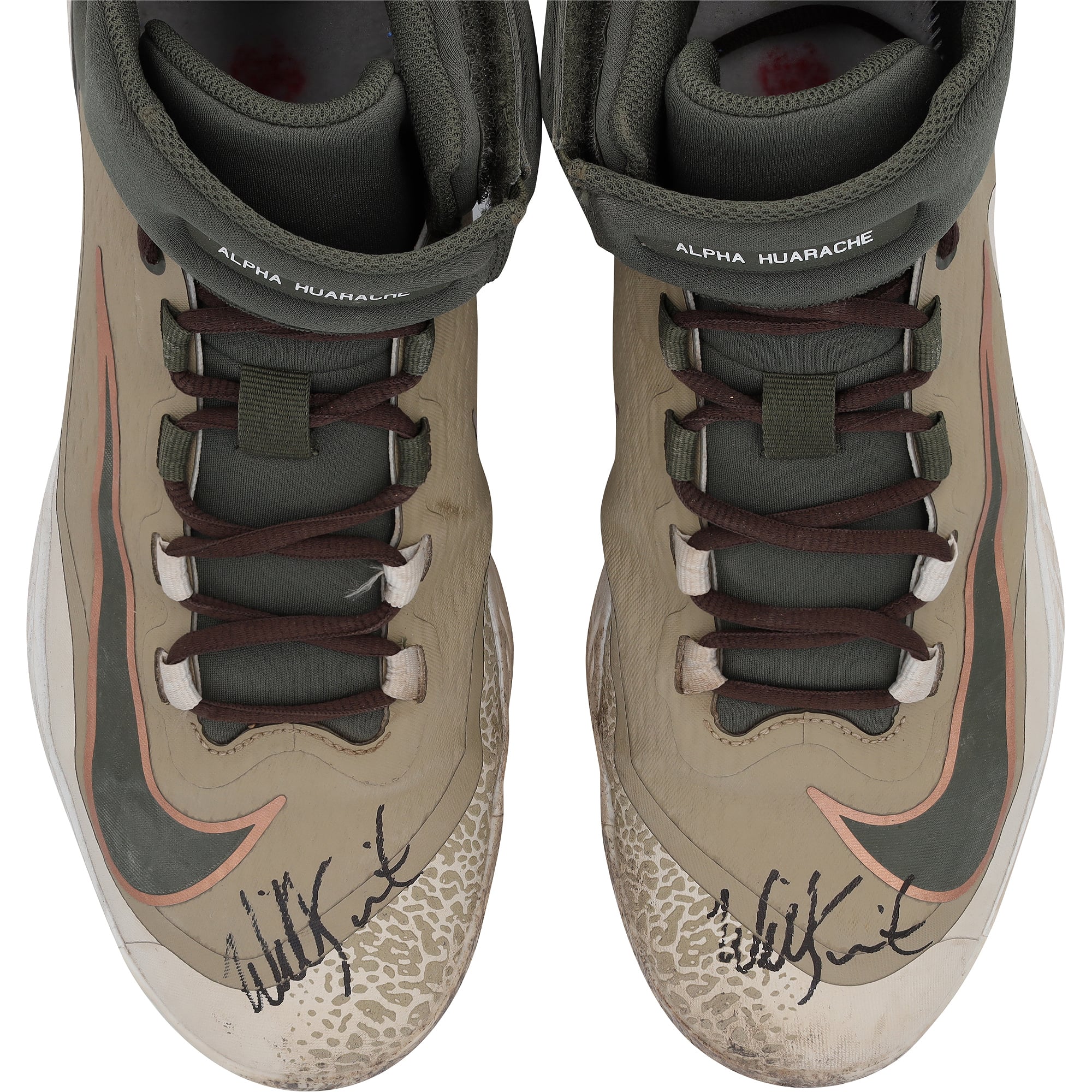 Will Smith Los Angeles Dodgers Autographed Game-Used Green Nike Cleats vs. Cincinnati Reds on May 18, 2024