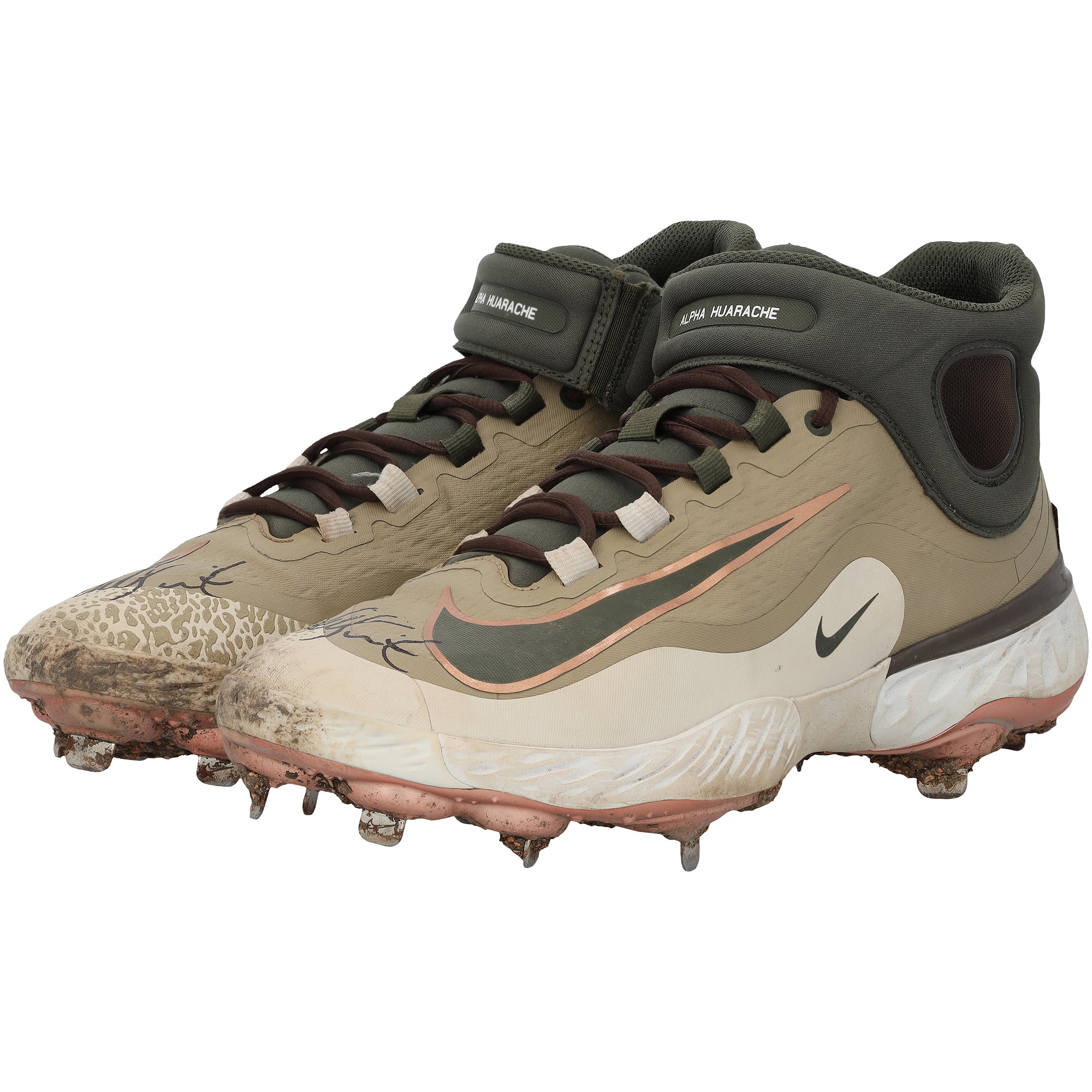 Will Smith Los Angeles Dodgers Autographed Game-Used Green Nike Cleats vs. Cincinnati Reds on May 18, 2024
