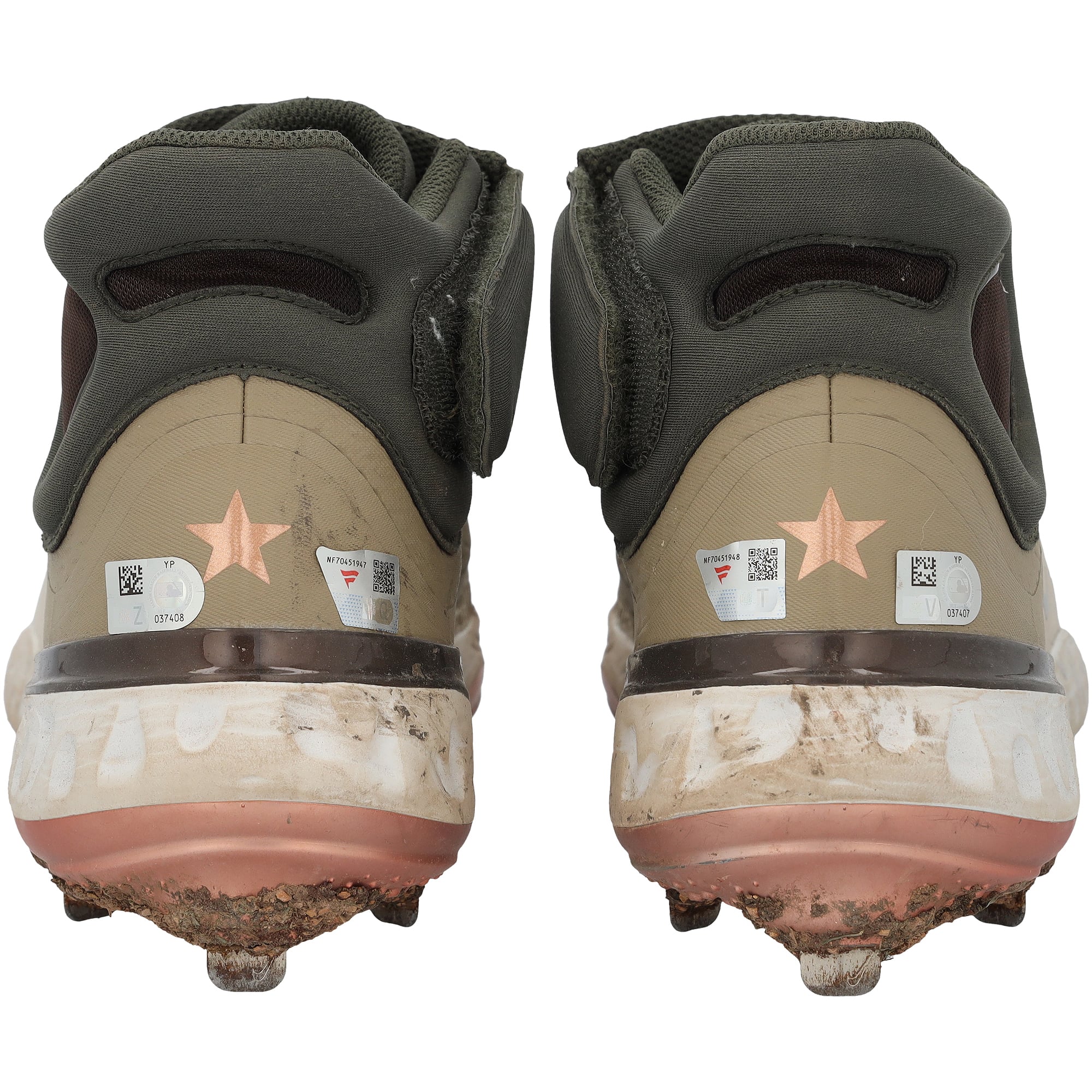 Will Smith Los Angeles Dodgers Autographed Game-Used Green Nike Cleats vs. Cincinnati Reds on May 18, 2024