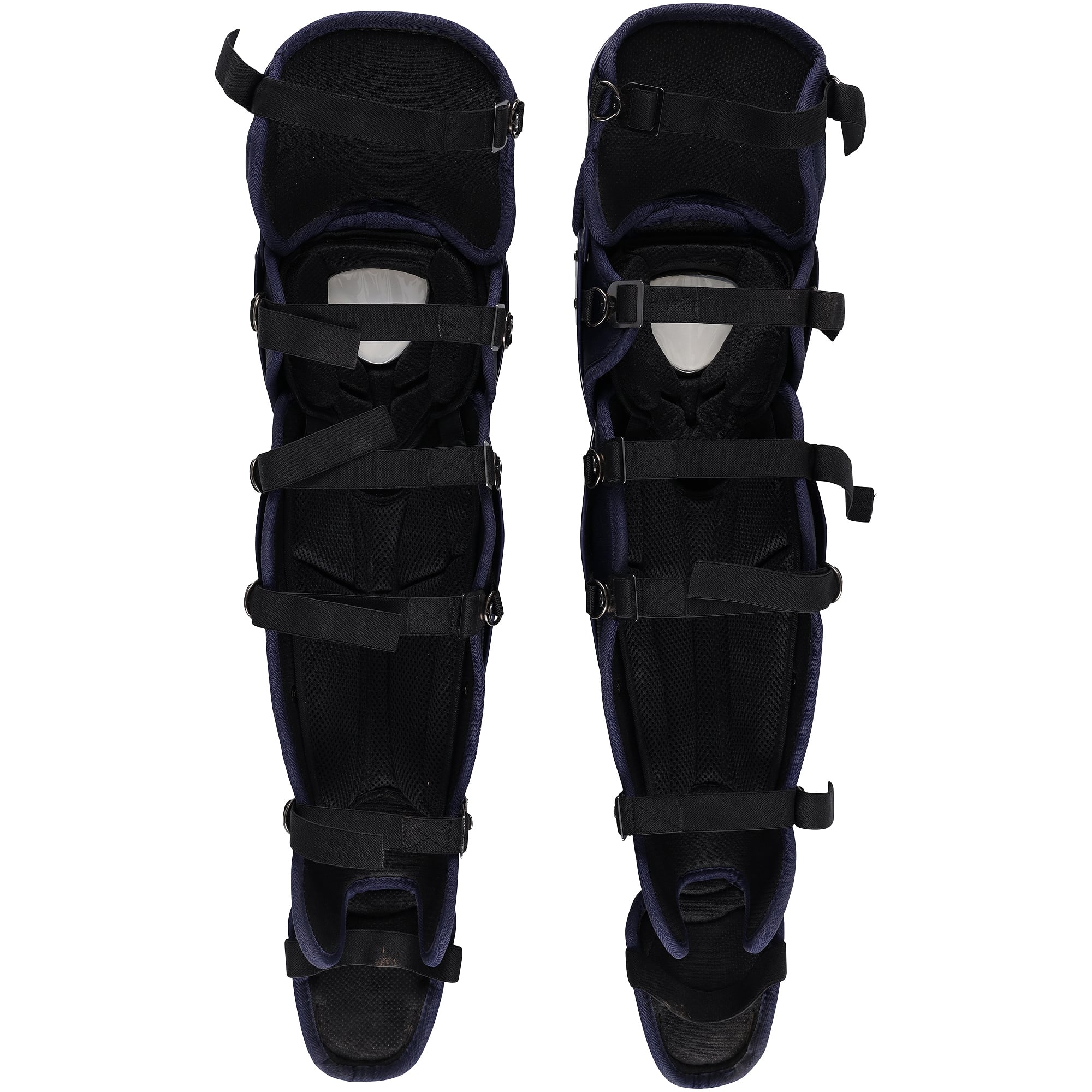 Will Smith Los Angeles Dodgers Autographed Game-Used Navy Nike Shin Guards from the 2024 MLB Season