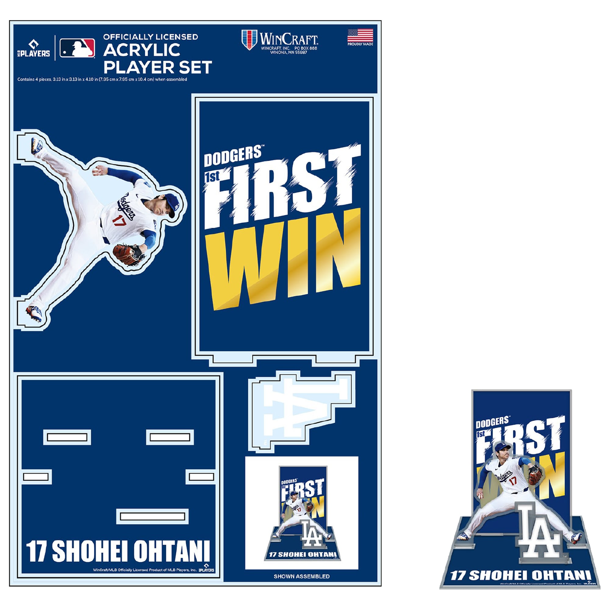 WinCraft ドジャース 大谷翔平 初勝利記念 アクリルスタンド