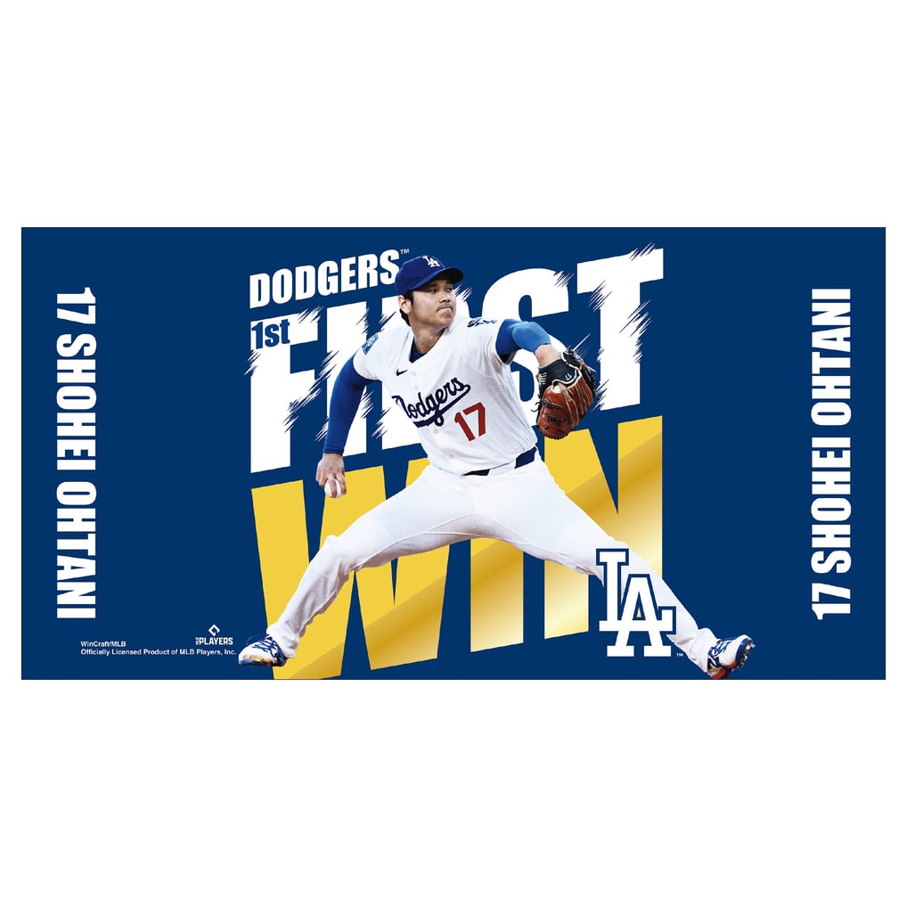 WinCraft ドジャース 大谷翔平 初勝利記念 ロッカールームタオル