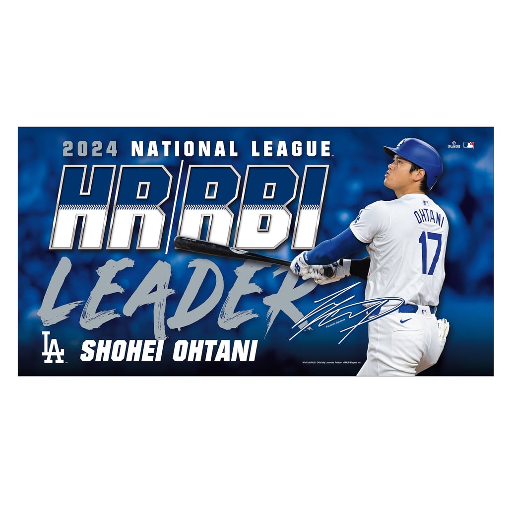 ドジャース 大谷翔平 ナショナルリーグ 2024 ホームラン王＆打点王