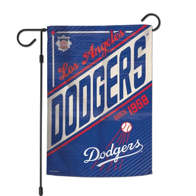 Los Angeles Dodgers WinCraft 12" x 18" Cooperstown Collection Double-Sided Garden Flag
