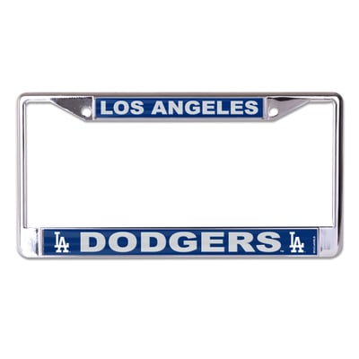 Los Angeles Dodgers WinCraft Secondary Logo S/L Metal License Plate Frame