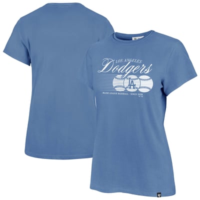 Los Angeles Dodgers '47 Women's Speed Throw Frankie T-Shirt - Blue