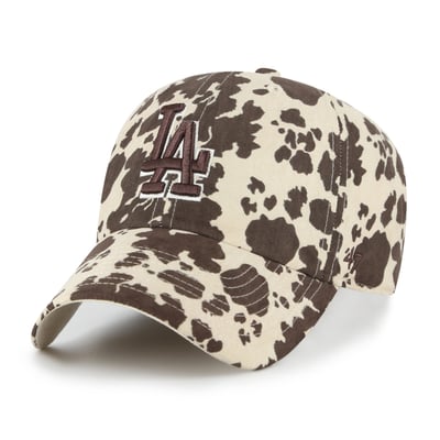  Los Angeles Dodgers '47 Women's Bessie Clean Up Adjustable Hat - Natural