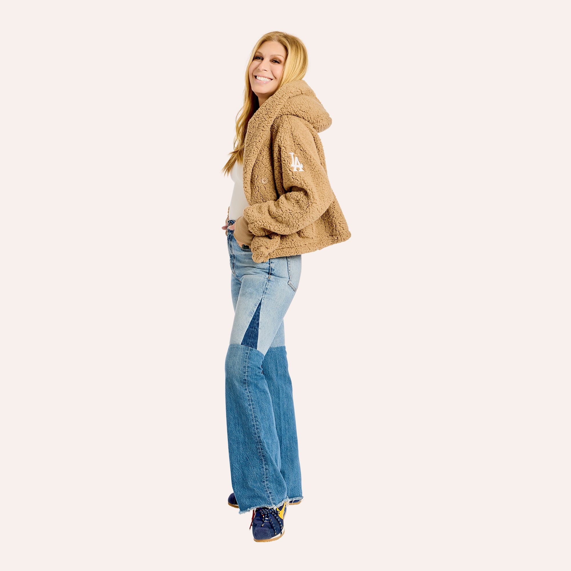 Women's by Jill Martin  Light Brown Los Angeles Dodgers Remix Lounger