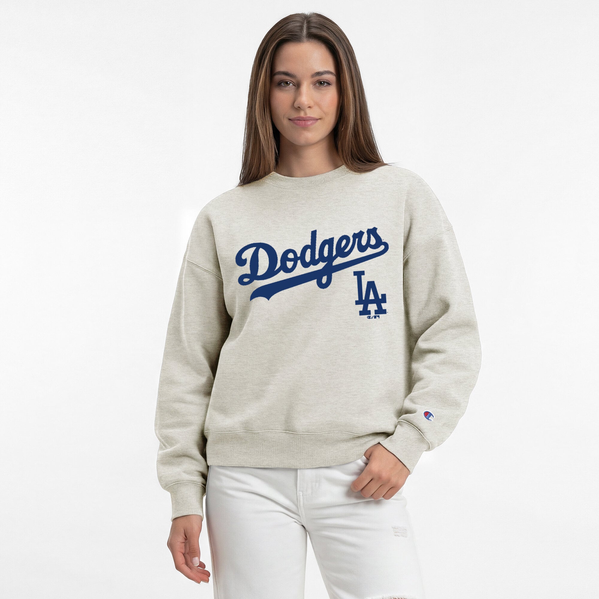 Sweat-shirt Champion Royal Los Angeles Dodgers All-Star pour femmes