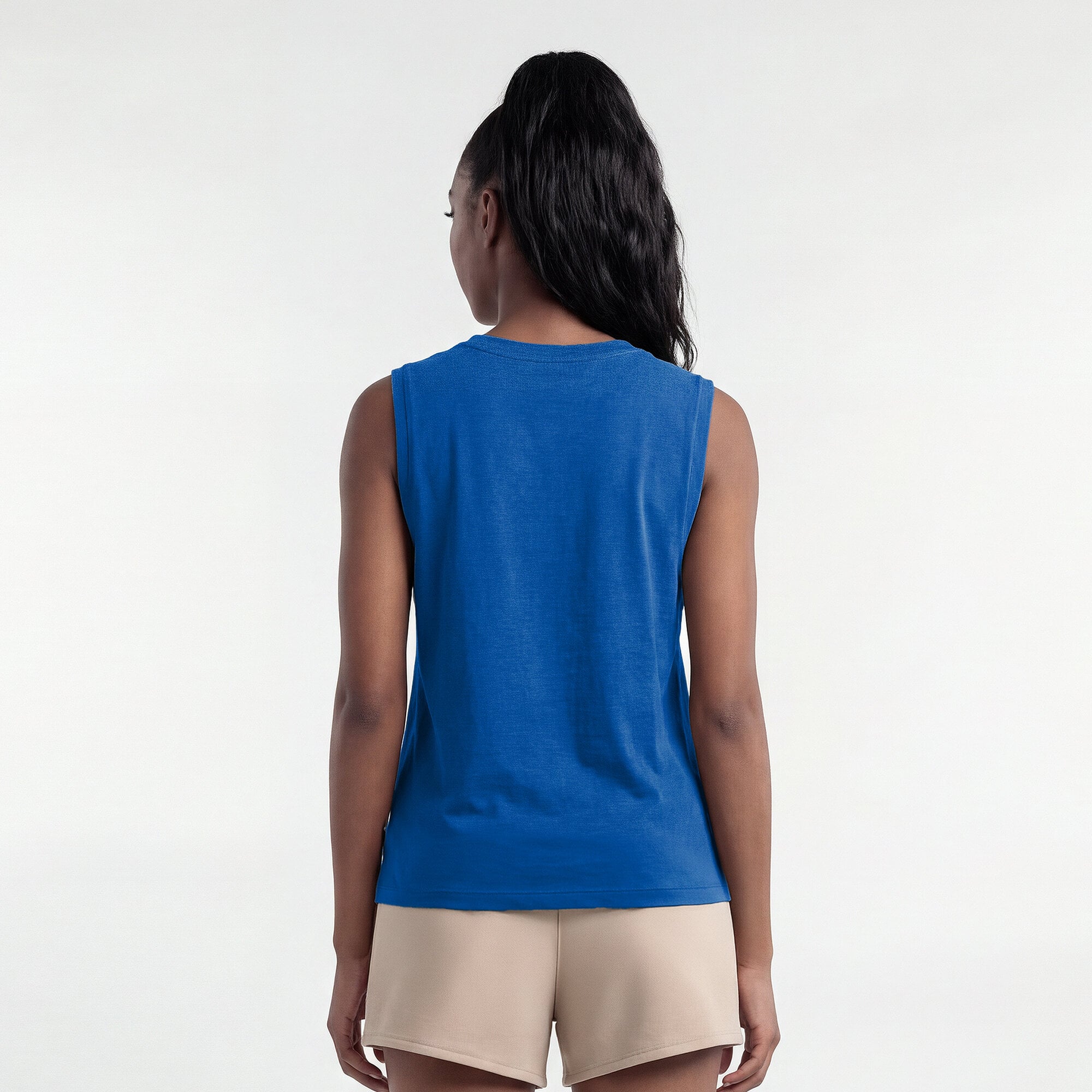 Women's Champion  Royal Los Angeles Dodgers Muscle Tank Top