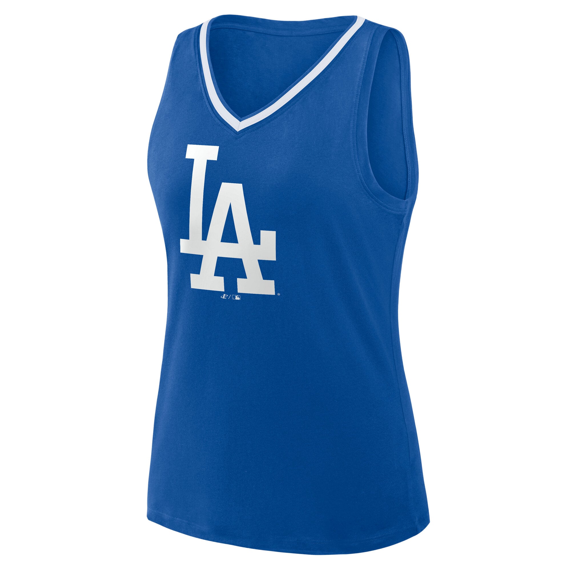 Women's Logo Athletic Royal Los Angeles Dodgers Stellar Win V-Neck Tank Top