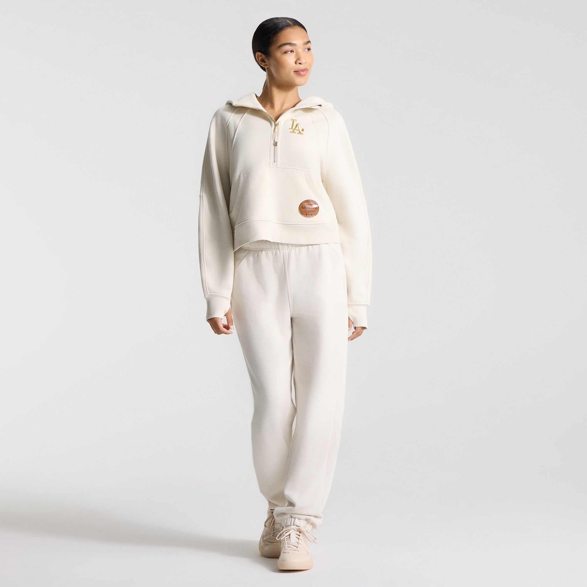 Sweat à capuche zippé oversize bleu symphonie Los Angeles Dodgers de lululemon pour femme