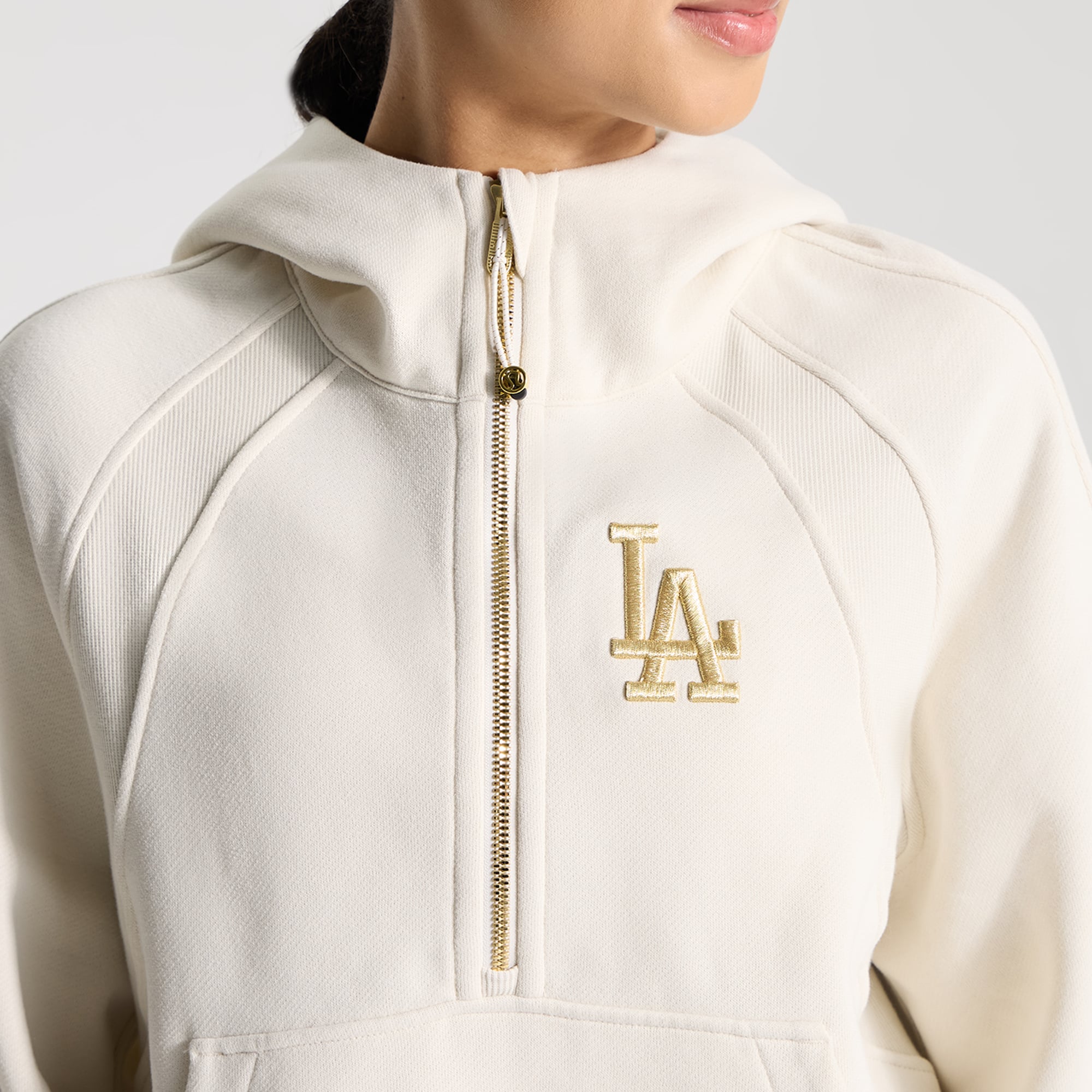 Sweat à capuche zippé oversize bleu symphonie Los Angeles Dodgers de lululemon pour femme